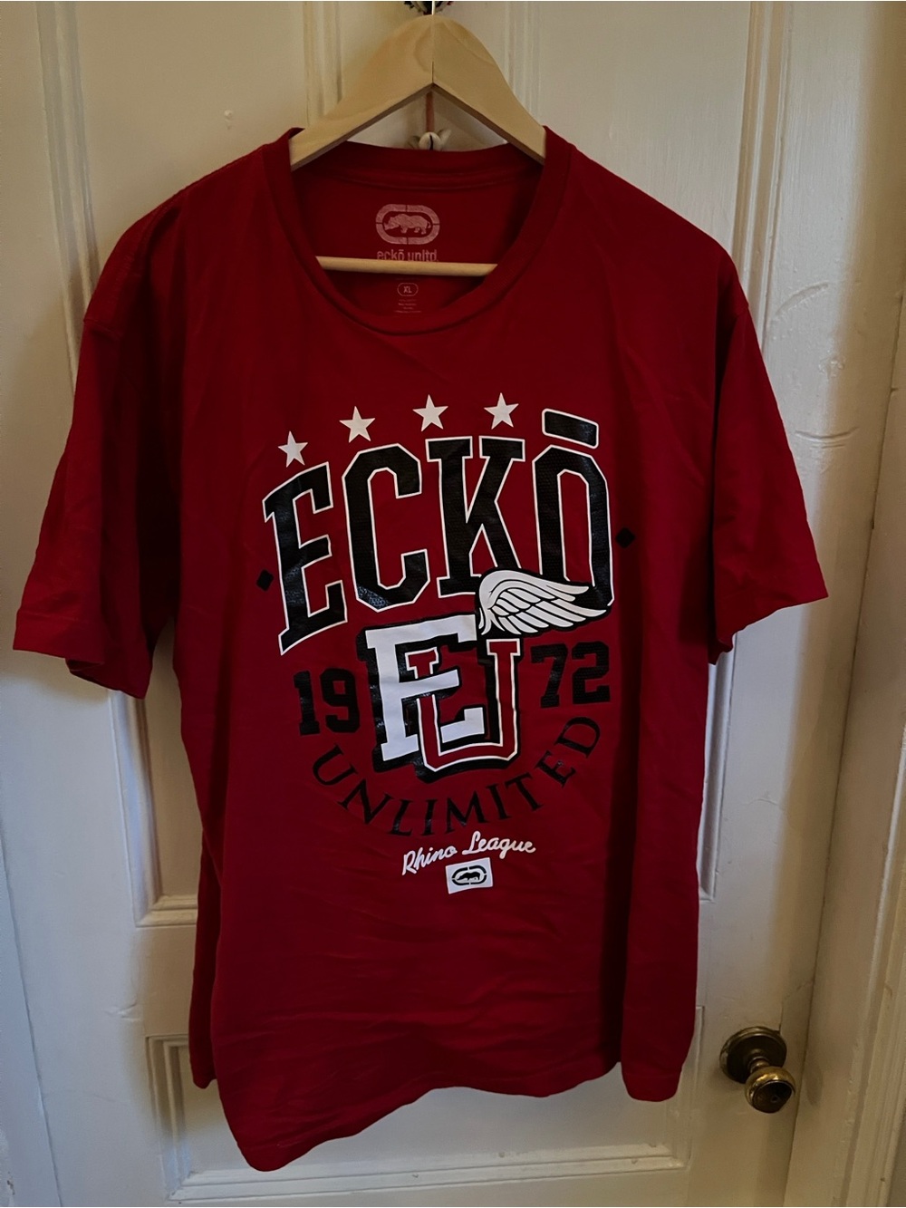ECKŌ Unltd Men's Red Graphic Tee